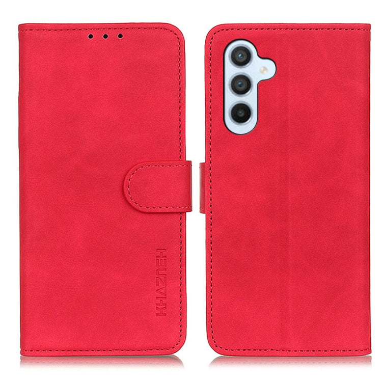 KHAZNEH Retro Texture Horizontal Flip Leather Phone Case, For Samsung Galaxy A55 5G, For Samsung Galaxy S23 FE 5G, For Samsung Galaxy Xcover7, For Samsung Galaxy A05 4G, For Samsung Galaxy M34 5G, For Samsung Galaxy A35 5G
