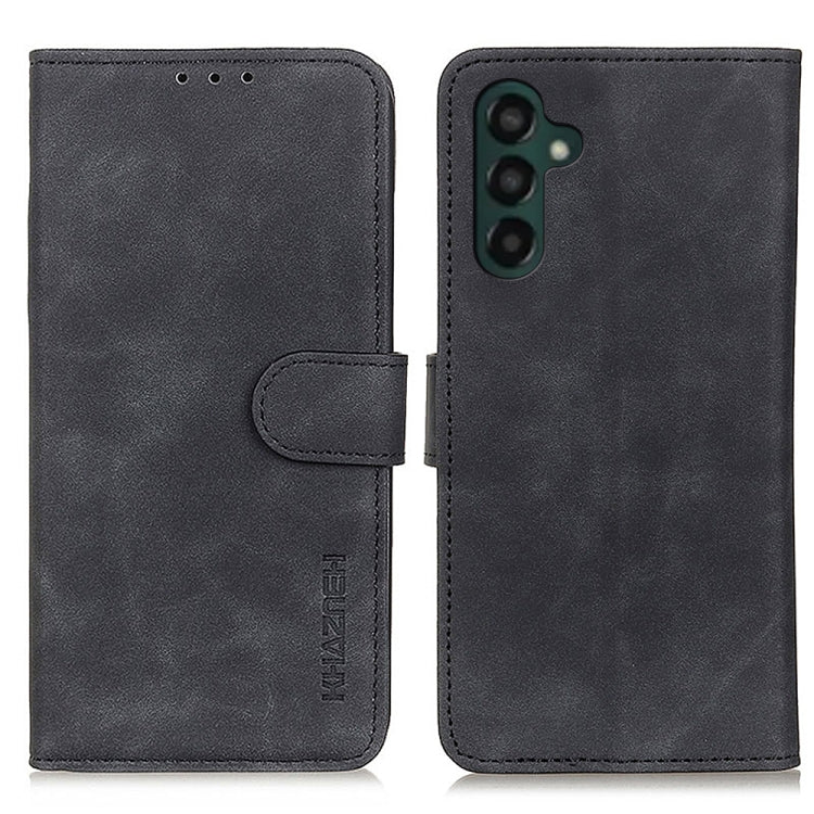 KHAZNEH Retro Texture Horizontal Flip Leather Phone Case, For Samsung Galaxy A55 5G, For Samsung Galaxy S23 FE 5G, For Samsung Galaxy Xcover7, For Samsung Galaxy A05 4G, For Samsung Galaxy A35 5G, For Samsung Galaxy M34 5G