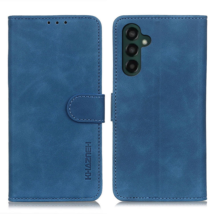 KHAZNEH Retro Texture Horizontal Flip Leather Phone Case, For Samsung Galaxy A55 5G, For Samsung Galaxy S23 FE 5G, For Samsung Galaxy Xcover7, For Samsung Galaxy A05 4G, For Samsung Galaxy M34 5G, For Samsung Galaxy A35 5G