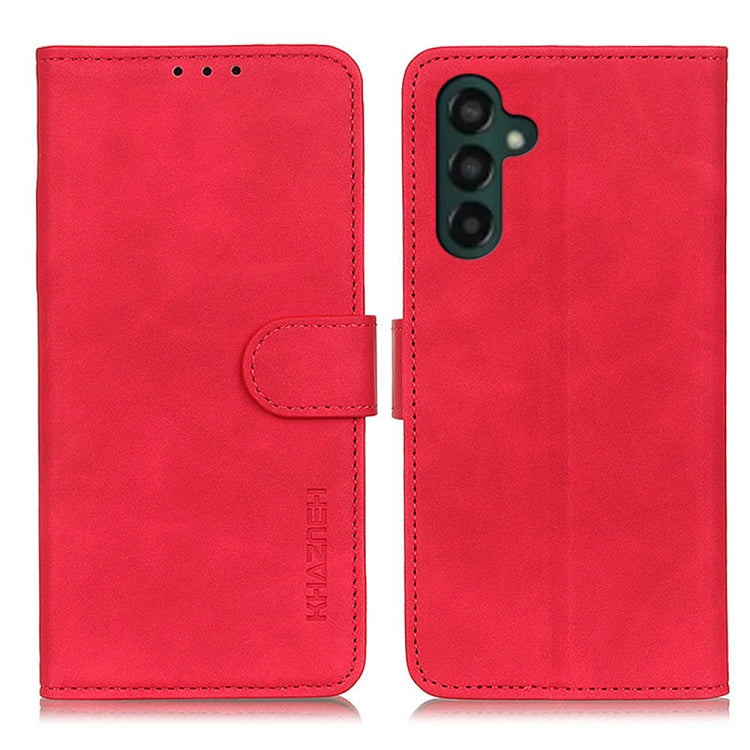 KHAZNEH Retro Texture Horizontal Flip Leather Phone Case, For Samsung Galaxy A55 5G, For Samsung Galaxy S23 FE 5G, For Samsung Galaxy Xcover7, For Samsung Galaxy A05 4G, For Samsung Galaxy M34 5G, For Samsung Galaxy A35 5G