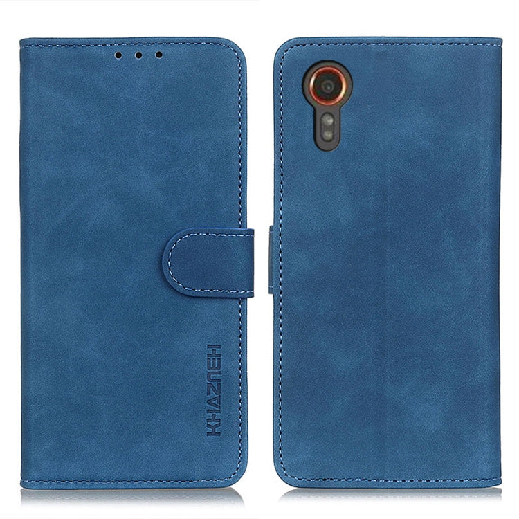 KHAZNEH Retro Texture Horizontal Flip Leather Phone Case, For Samsung Galaxy A55 5G, For Samsung Galaxy S23 FE 5G, For Samsung Galaxy Xcover7, For Samsung Galaxy A05 4G, For Samsung Galaxy M34 5G, For Samsung Galaxy A35 5G