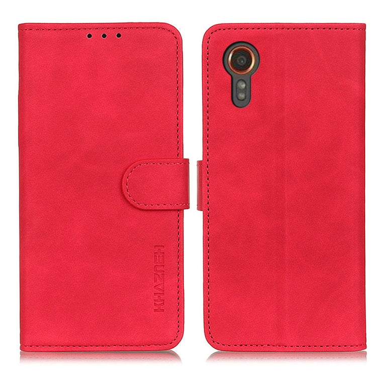 KHAZNEH Retro Texture Horizontal Flip Leather Phone Case, For Samsung Galaxy A55 5G, For Samsung Galaxy S23 FE 5G, For Samsung Galaxy Xcover7, For Samsung Galaxy A05 4G, For Samsung Galaxy A35 5G, For Samsung Galaxy M34 5G