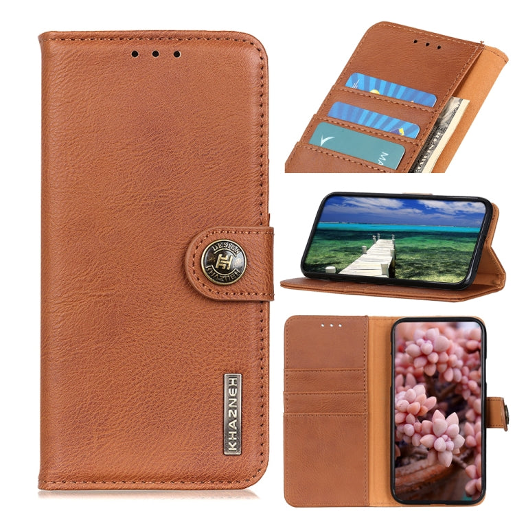 KHAZNEH Cowhide Texture Horizontal Flip Leather Phone Case, For Samsung Galaxy M54 5G, For Samsung Galaxy A35 5G, For Samsung Galaxy S23 FE 5G, For Samsung Galaxy A05 4G, For Samsung Galaxy A55 5G, For Samsung Galaxy M34 5G