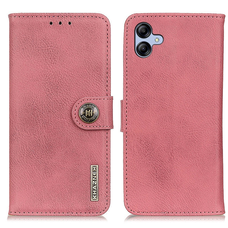 KHAZNEH Cowhide Texture Horizontal Flip Leather Phone Case, For Samsung Galaxy M54 5G, For Samsung Galaxy A35 5G, For Samsung Galaxy S23 FE 5G, For Samsung Galaxy A05 4G, For Samsung Galaxy A55 5G, For Samsung Galaxy M34 5G