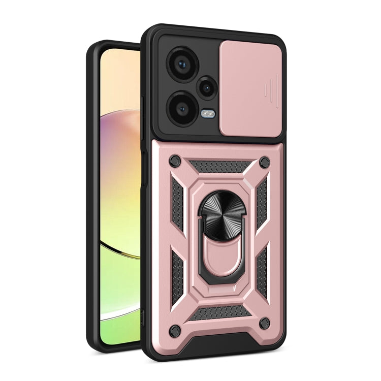 Sliding Camera Cover Design TPU+PC Protective Case, For Xiaomi Redmi Note 12 Pro+ 5G