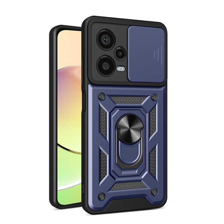 Sliding Camera Cover Design TPU+PC Protective Case, For Xiaomi Redmi Note 12 Pro+ 5G