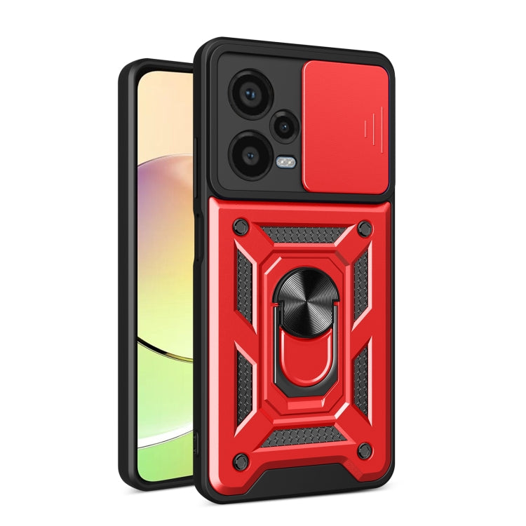 Sliding Camera Cover Design TPU+PC Protective Case, For Xiaomi Redmi Note 12 Pro+ 5G