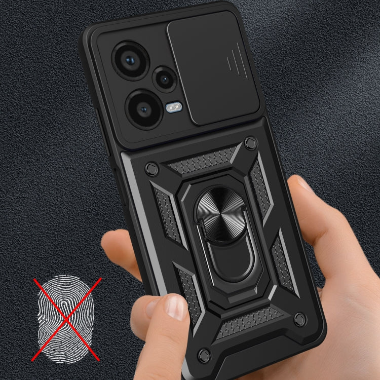 Sliding Camera Cover Design TPU+PC Protective Case, For Xiaomi Redmi Note 12 Pro+ 5G