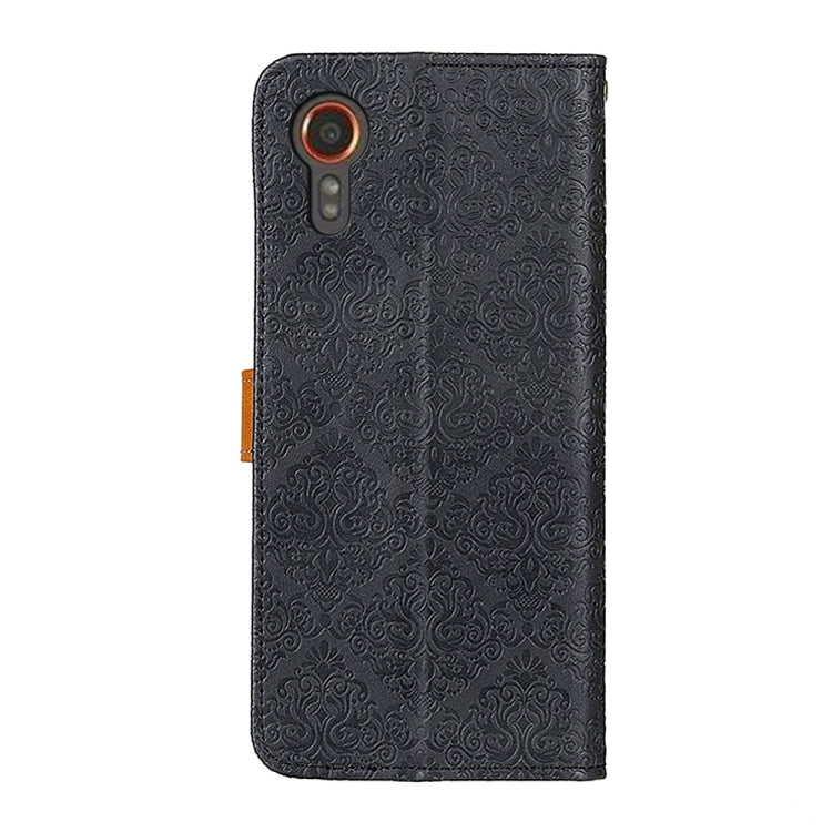 European Floral Embossed Leather Phone Case, For Samsung Galaxy Xcover7, For Samsung Galaxy S23 FE 5G, For Samsung Galaxy M34 5G, For Samsung Galaxy M54 5G, For Samsung Galaxy A05s 4G, For Samsung Galaxy S24+, For Samsung Galaxy A15��������������������...