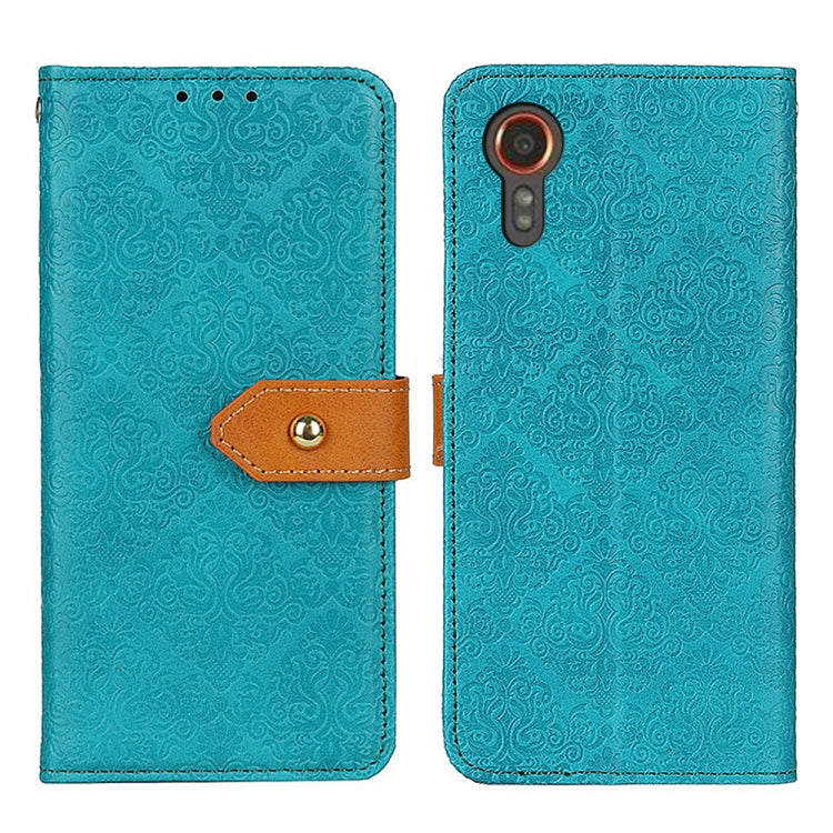 European Floral Embossed Leather Phone Case, For Samsung Galaxy Xcover7, For Samsung Galaxy S23 FE 5G, For Samsung Galaxy M34 5G, For Samsung Galaxy M54 5G, For Samsung Galaxy A05s 4G, For Samsung Galaxy S24+, For Samsung Galaxy A15��������������������...