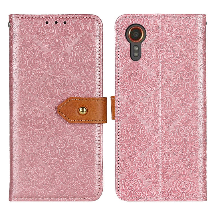 European Floral Embossed Leather Phone Case, For Samsung Galaxy Xcover7, For Samsung Galaxy S23 FE 5G, For Samsung Galaxy M34 5G, For Samsung Galaxy M54 5G, For Samsung Galaxy A05s 4G, For Samsung Galaxy S24+, For Samsung Galaxy A15��������������������...
