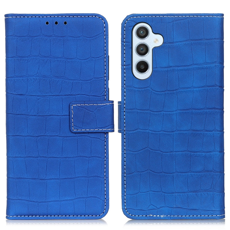Magnetic Crocodile Texture Leather Phone Case, For Samsung Galaxy A05 4G, For Samsung Galaxy A35 5G, For Samsung Galaxy A55 5G, For Samsung Galaxy S24+, For Samsung Galaxy A05s 4G, For Samsung Galaxy M34 5G