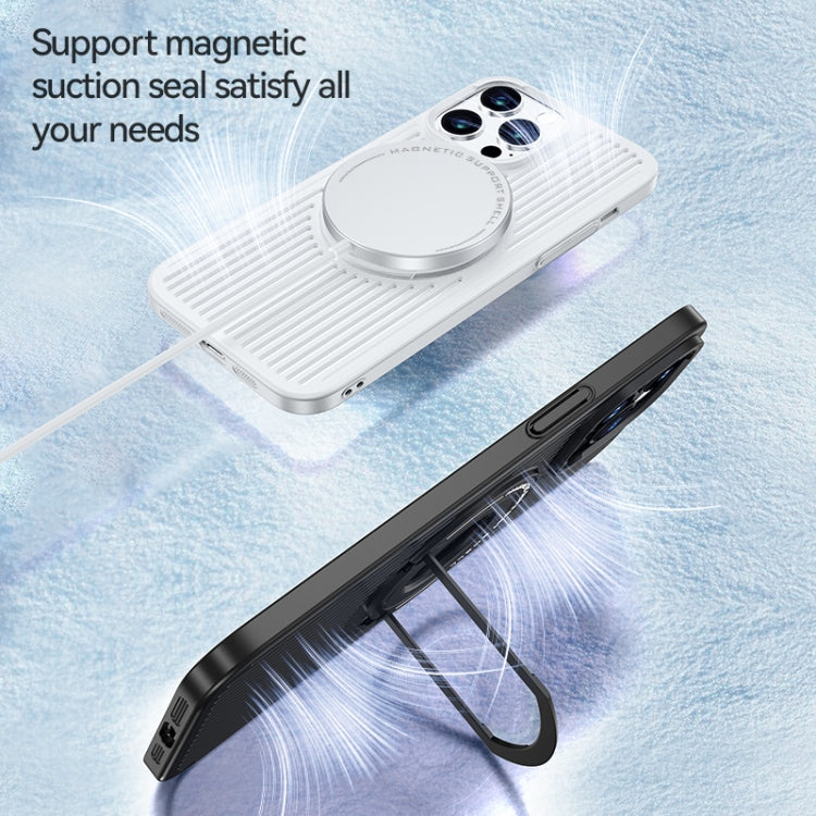 Cooling MagSafe Magnetic Ring Holder Phone Case, For iPhone 14, For iPhone 14 Pro, For iPhone 14 Pro Max, For iPhone 13, For iPhone 13 Pro, For iPhone 13 Pro Max