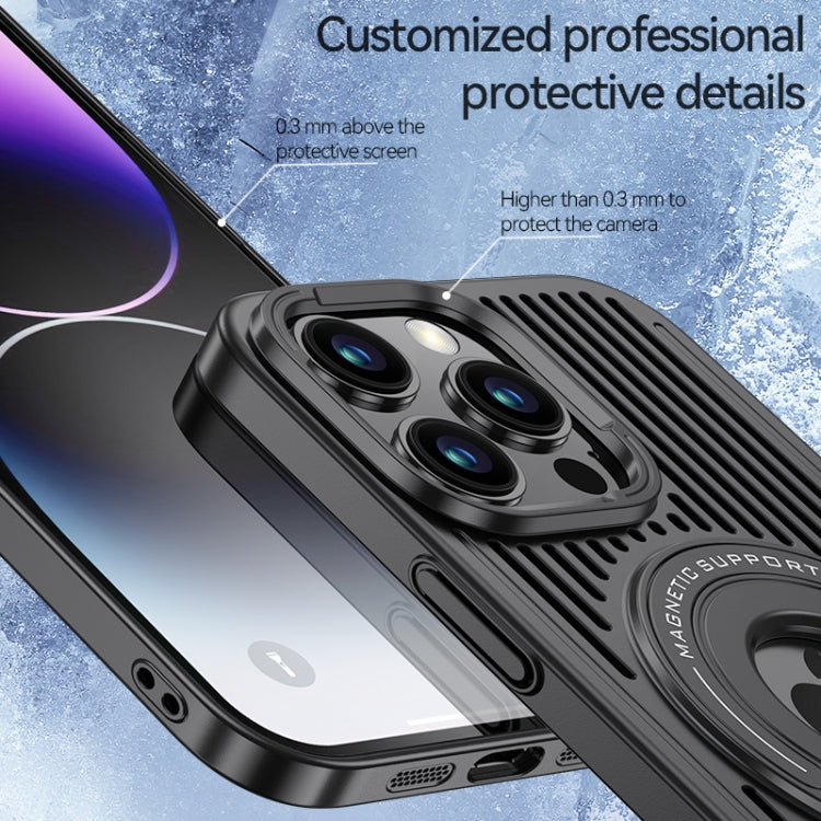 Cooling MagSafe Magnetic Ring Holder Phone Case, For iPhone 14, For iPhone 14 Pro, For iPhone 14 Pro Max, For iPhone 13, For iPhone 13 Pro, For iPhone 13 Pro Max