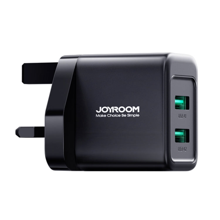 JOYROOM JR-TCN01 2.4A Dual Ports USB Charger, UK Plug