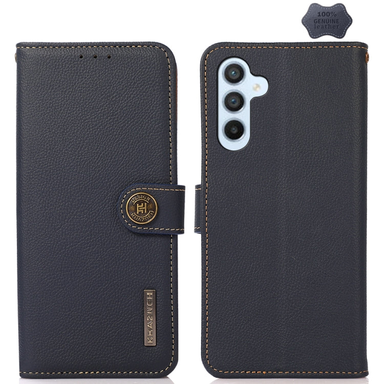 KHAZNEH Custer Genuine Leather RFID Phone Case