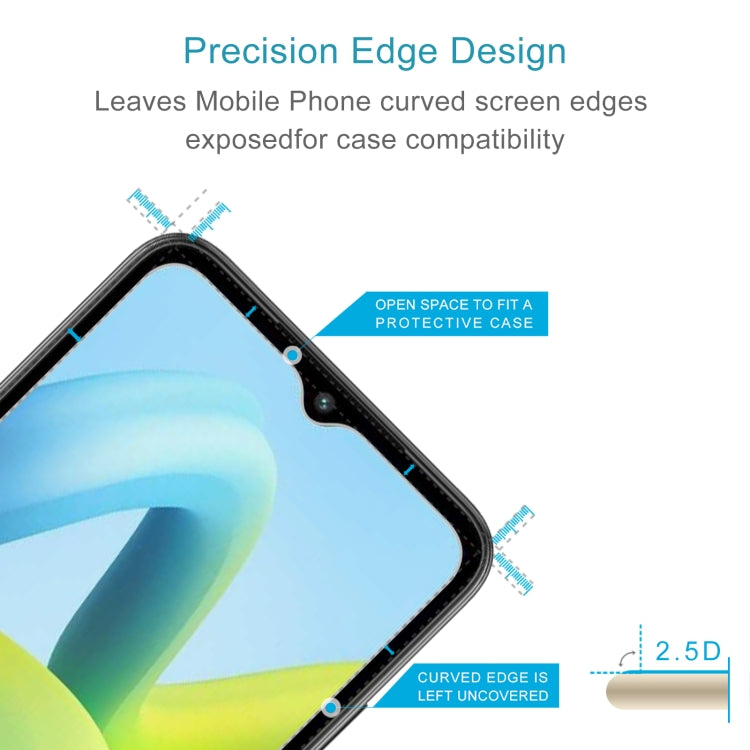 50pcs 0.26mm 9H 2.5D Tempered Glass Film