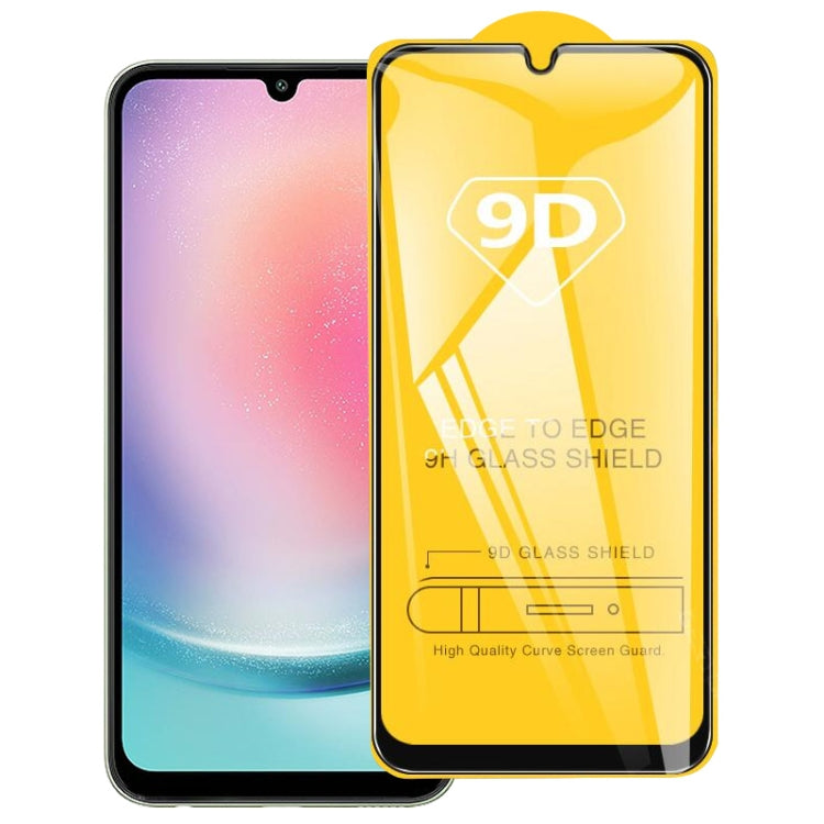 9D Full Glue Full Screen Tempered Glass Film, For Samsung Galaxy A14 4G(1pc), For Samsung Galaxy A14 5G(1pc), For Samsung Galaxy A24 4G(1pc), For Samsung Galaxy A24 5G(1pc), For Samsung Galaxy A34 5G(1pc)