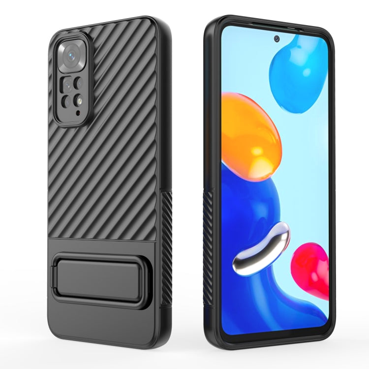 Coque en TPU à texture ondulée avec film protecteur pour objectif, pour Xiaomi Redmi Note 11, Xiaomi Poco F5, Xiaomi Redmi Note 12 Turbo, Xiaomi Redmi Note 11S
