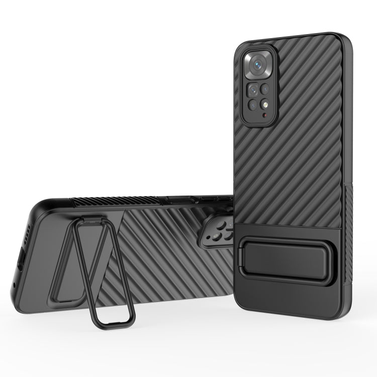 Coque en TPU à texture ondulée avec film protecteur pour objectif, pour Xiaomi Redmi Note 11, Xiaomi Poco F5, Xiaomi Redmi Note 12 Turbo, Xiaomi Redmi Note 11S