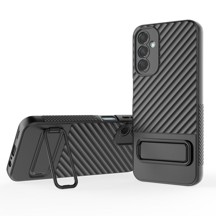 Wavy Texture TPU Phone Case with Lens Film, For Samsung Galaxy M14 5G