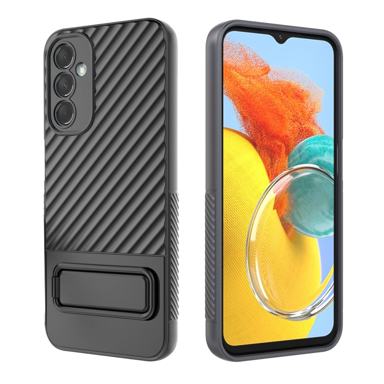 Wavy Texture TPU Phone Case with Lens Film, For Samsung Galaxy M14 5G