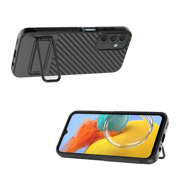 Wavy Texture TPU Phone Case with Lens Film, For Samsung Galaxy M14 5G