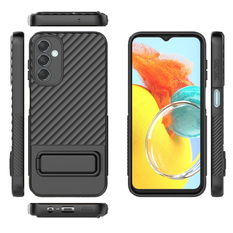 Wavy Texture TPU Phone Case with Lens Film, For Samsung Galaxy M14 5G