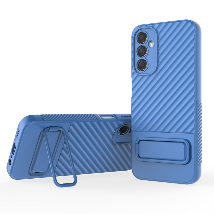 Wavy Texture TPU Phone Case with Lens Film, For Samsung Galaxy M14 5G
