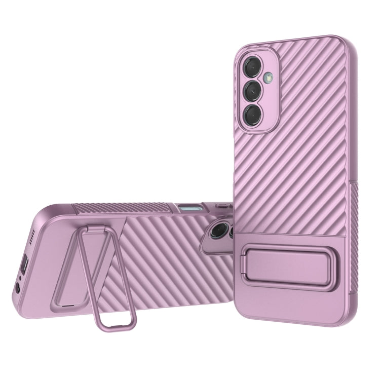 Wavy Texture TPU Phone Case with Lens Film, For Samsung Galaxy M14 5G