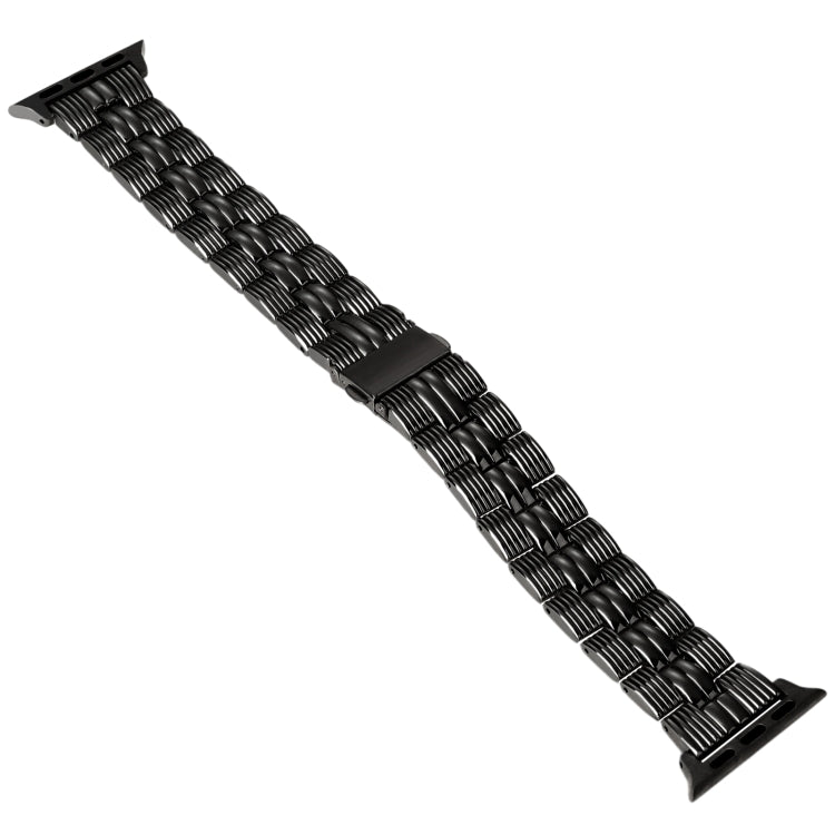 3-Beads Stripe Metal Watch Band, For Apple Watch Ultra 2 49mm, For Apple Watch 9 45mm, For Apple Watch 9 41mm, For Apple Watch Ultra 49mm