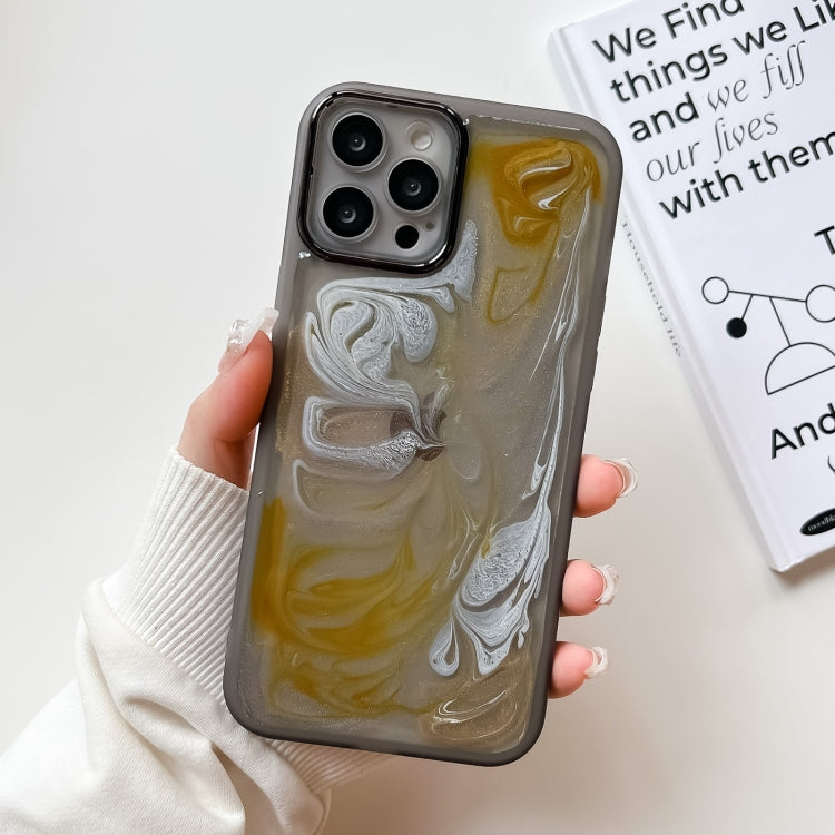 Oil Painting Electroplating TPU Phone Case, For iPhone 12 Pro Max, For iPhone 11 Pro, For iPhone 11 Pro Max, For iPhone SE 2022/2020 / 8 / 7