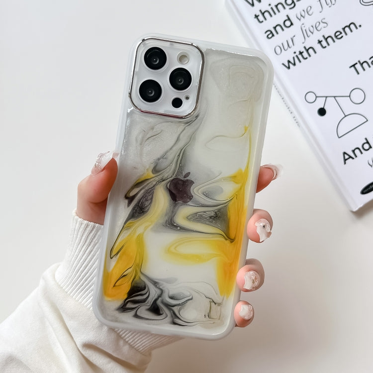 Oil Painting Electroplating TPU Phone Case, For iPhone 12 Pro Max, For iPhone 11 Pro, For iPhone 11 Pro Max, For iPhone SE 2022/2020 / 8 / 7