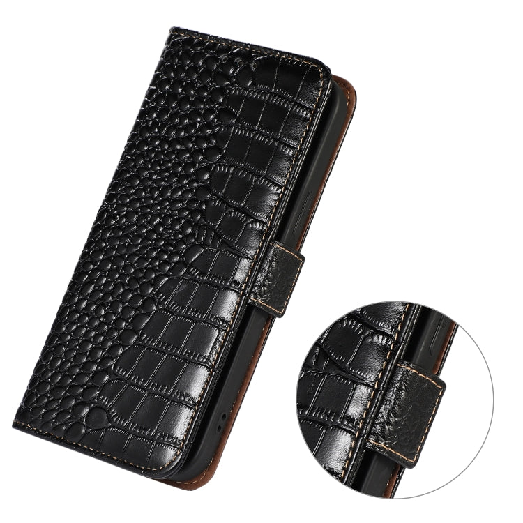 Crocodile Top Layer Cowhide Leather Phone Case, For Samsung Galaxy A55 5G, For Samsung Galaxy Xcover 7, For Samsung Galaxy M54 5G, For Samsung Galaxy A35 5G, For Samsung Galaxy M34 5G, For Samsung Galaxy S24 Ultra