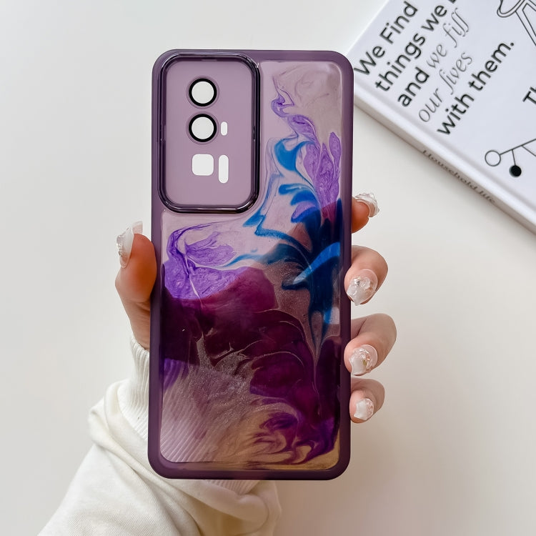 Oil Painting Electroplating TPU Phone Case