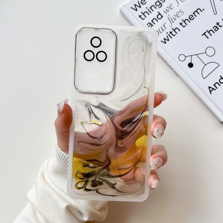 Oil Painting Electroplating TPU Phone Case