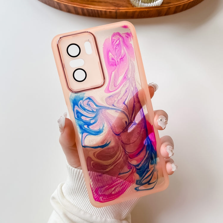 Oil Painting Electroplating TPU Phone Case