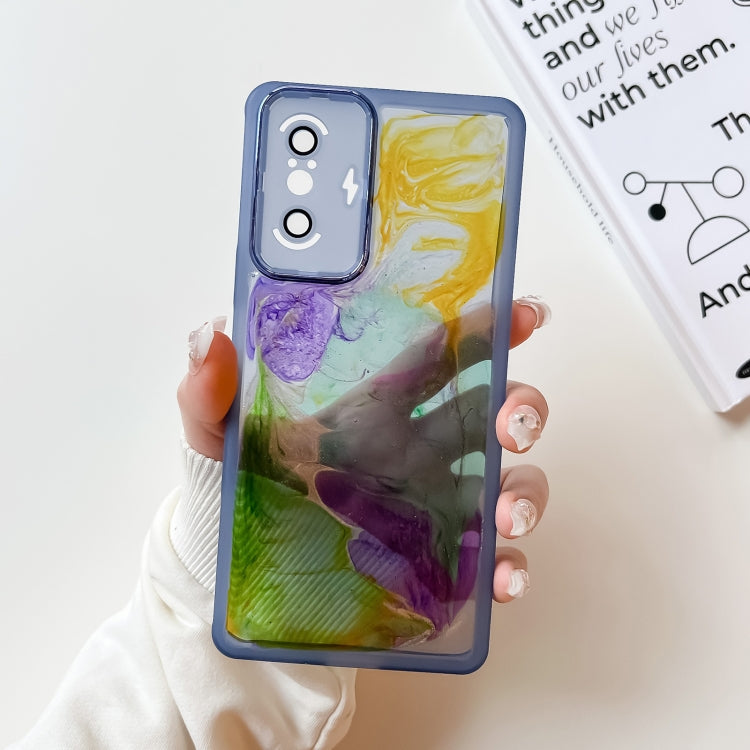 Oil Painting Electroplating TPU Phone Case