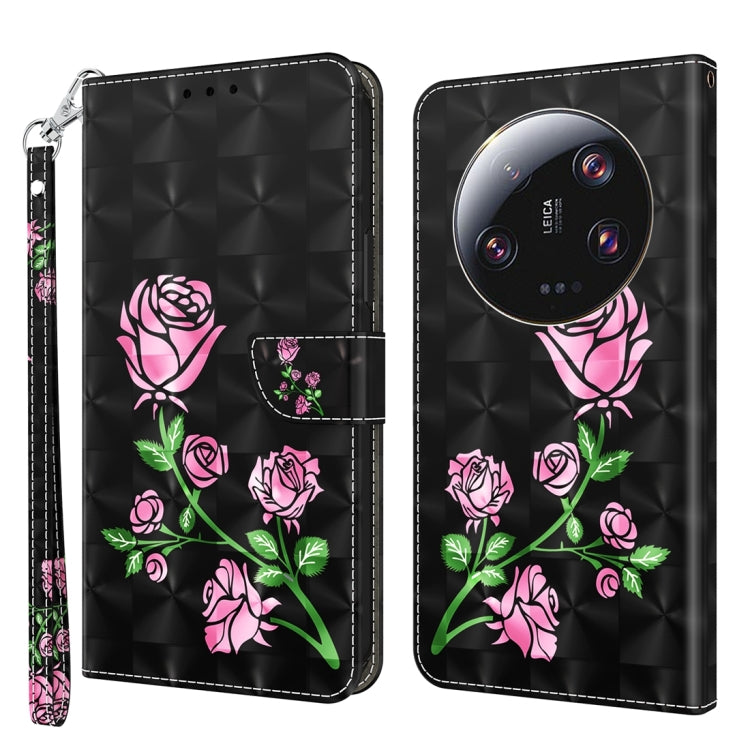 3D Painted Pattern Leather Phone Case