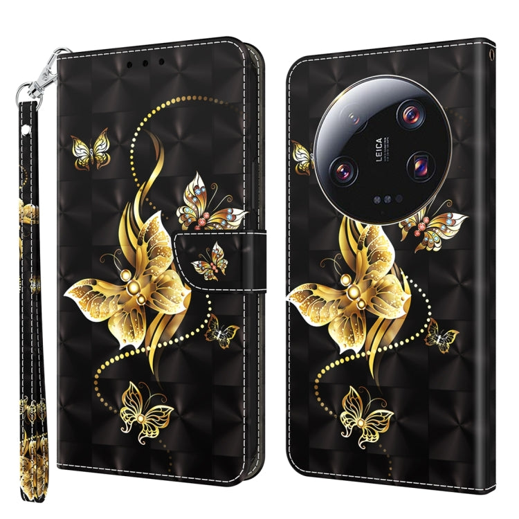 3D Painted Pattern Leather Phone Case