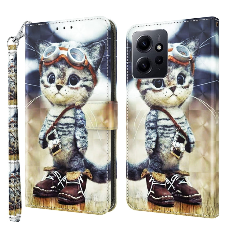 3D Painted Pattern Leather Phone Case