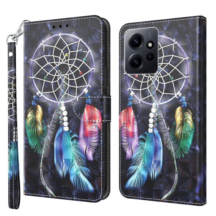 3D Painted Pattern Leather Phone Case