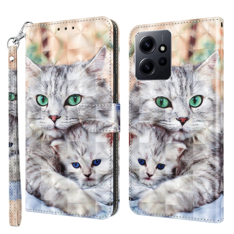 3D Painted Pattern Leather Phone Case