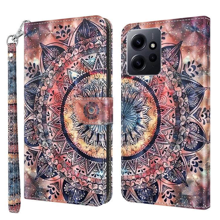 3D Painted Pattern Leather Phone Case