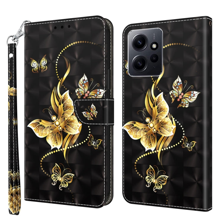 3D Painted Pattern Leather Phone Case