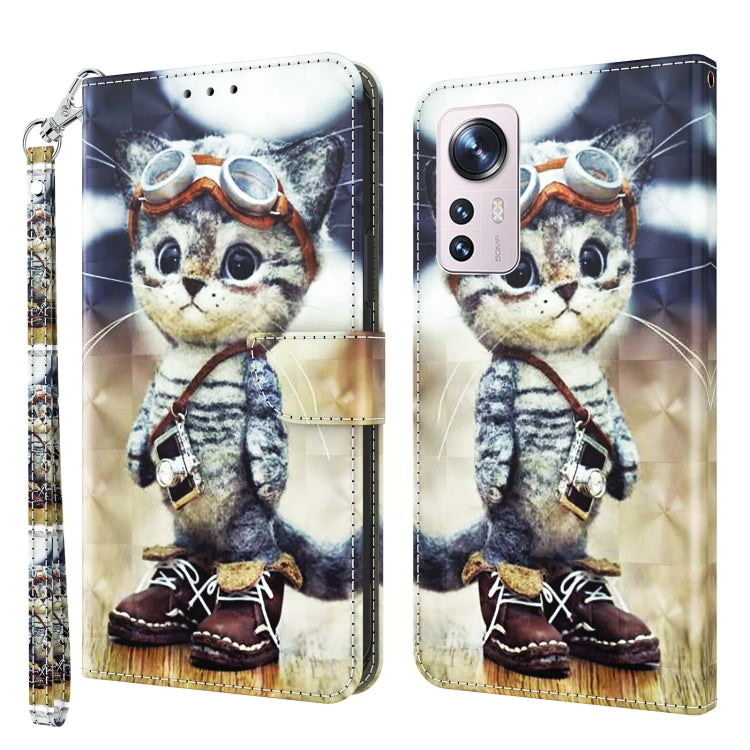 3D Painted Pattern Leather Phone Case