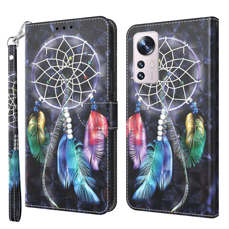 3D Painted Pattern Leather Phone Case