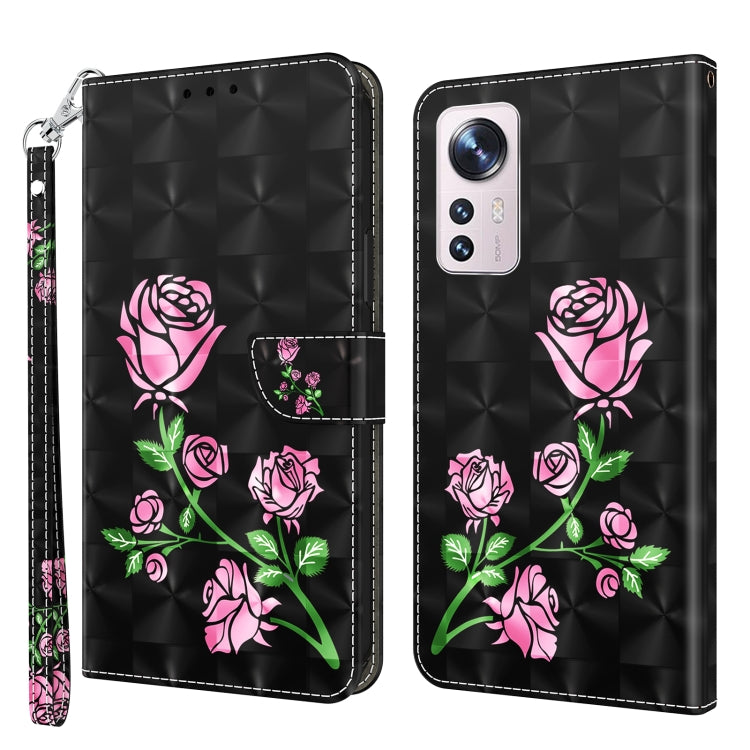 3D Painted Pattern Leather Phone Case