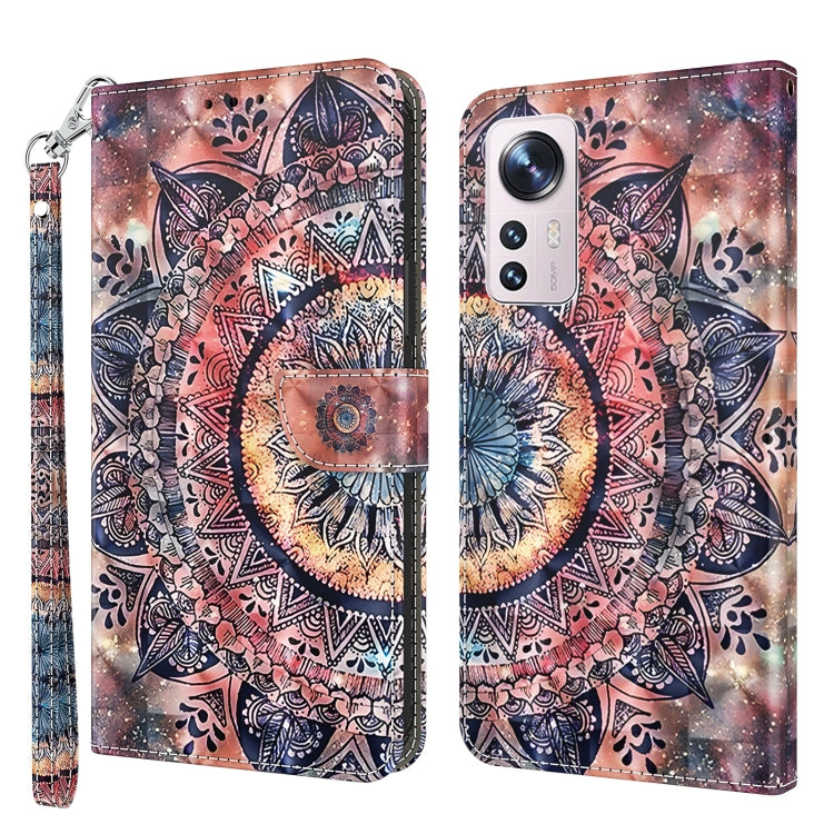 3D Painted Pattern Leather Phone Case