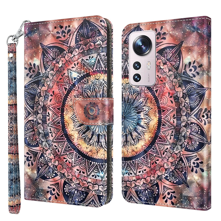 3D Painted Pattern Leather Phone Case